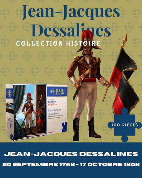 Haiti Puzzle/Haitian History Collection - Jean Jacques Dessalines/100pièces