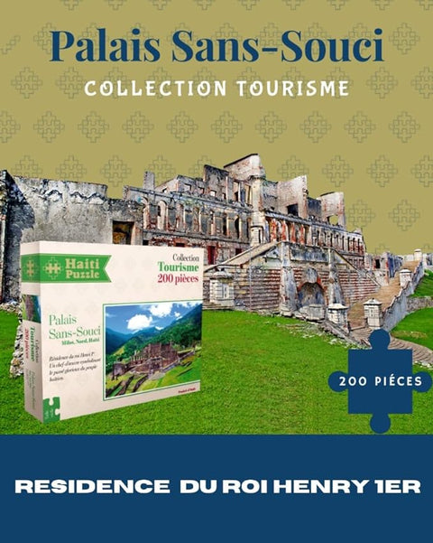 Haiti Puzzle/Tourism Collection - Sans souci Palace - Milot, North of Haiti/  200 pièces