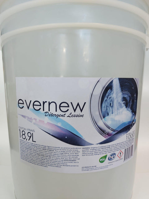 Evernew - Detergent à lessive blanc 18.9L