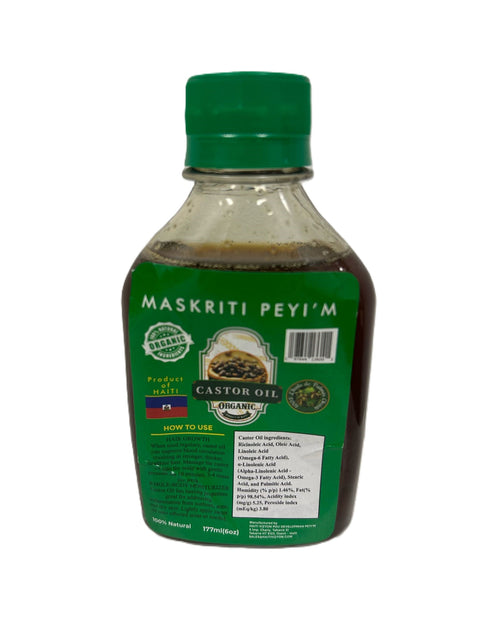 Maskriti Peyi'm - Black Castor Oil 6oz
