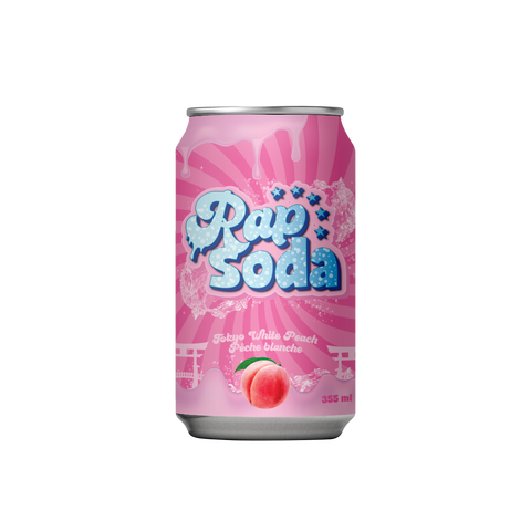 Rap soda White peach 355 ml